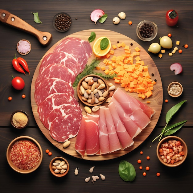 Delicious Food Post Foto vettoriali 2D accattivanti per Instagram e Facebook Marketing