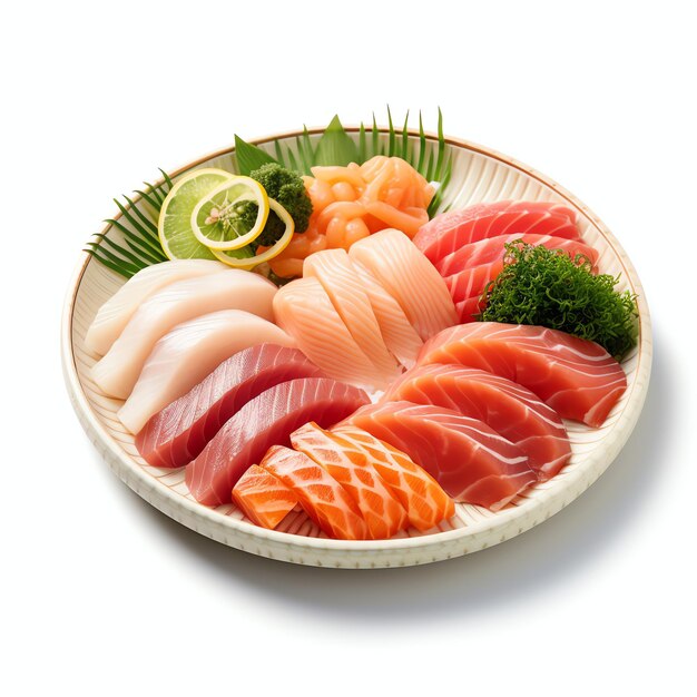 Delicius Sashimi Combo Fresco con condimento di frutti di mare giapponesi