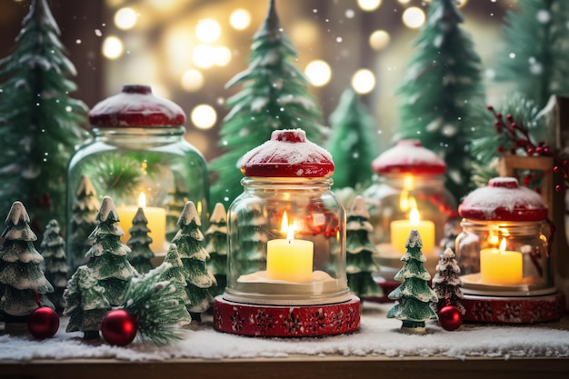 Delizie stravaganti per decorazioni natalizie Applecore da favola