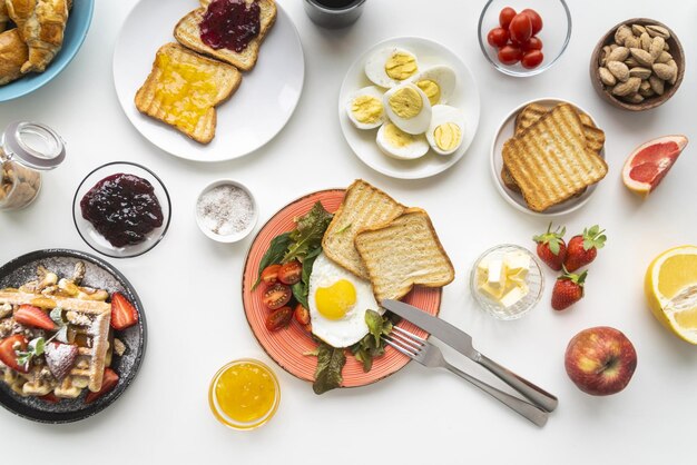 deliziosa composizione di colazione di alta qualità bel concetto fotografico