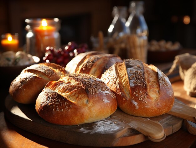 Deliziosa foto di pane da forno