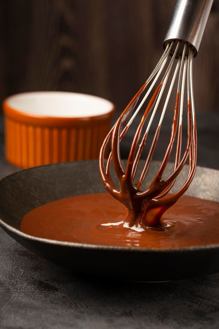 Deliziosa ganache al cioccolato Cioccolata calda