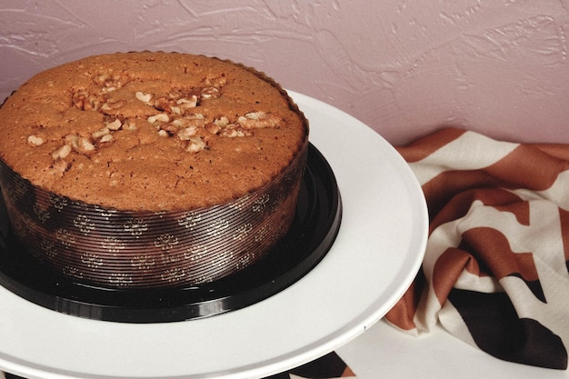 Deliziosa torta di compleanno, torta fatta a mano