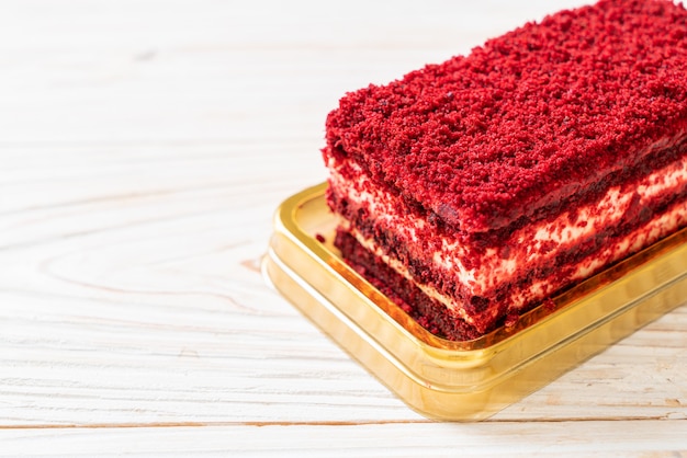 Deliziosa torta di velluto rosso