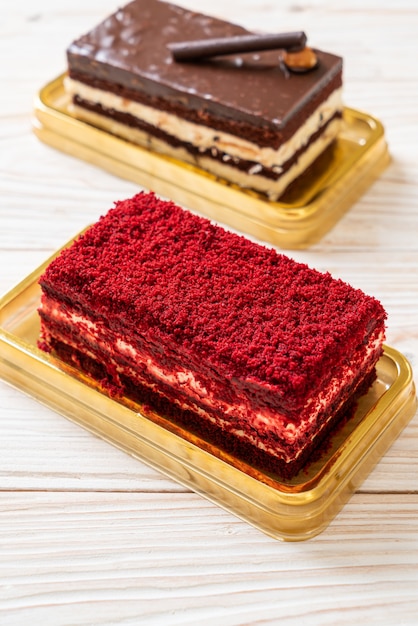 Deliziosa torta di velluto rosso