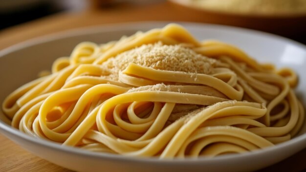 Deliziosamente contorto Un piatto di pasta perfetto