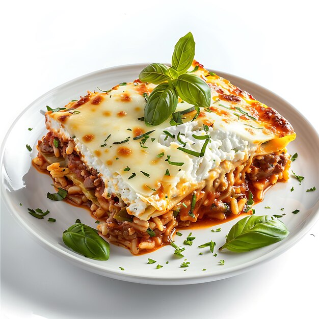 deliziose lasagne bolognese con salsa