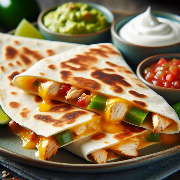 Deliziose quesadillas messicane