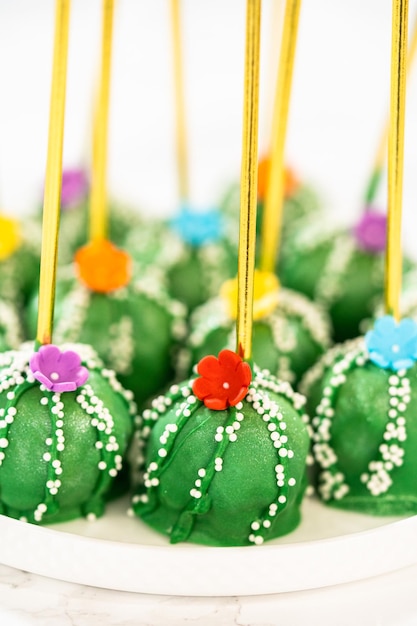 Deliziose torte di cactus per la celebrazione del cinco de mayo