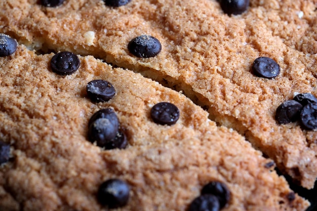 Deliziosi biscotti di farina d'avena fresca