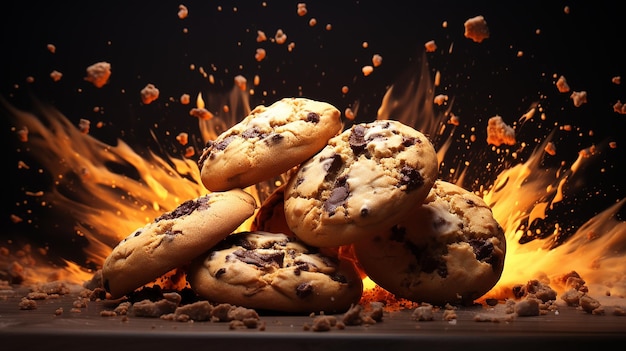 deliziosi_cookies_with_chocolate_falling_down_on_a_d