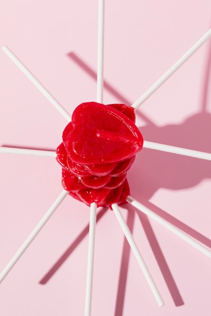 Deliziosi dolci a forma di cuore