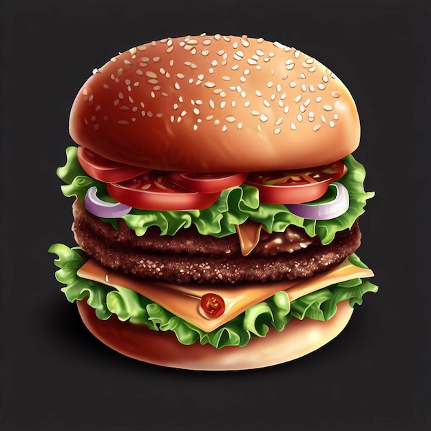 Deliziosi hamburger che sembrano veri