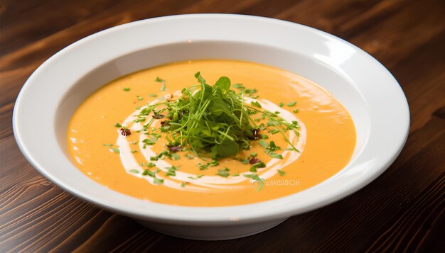 Delizioso biscotto di aragoste Questa zuppa cremosa è fatta con fotografie di aragoste