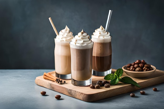 Delizioso caffè con gelato