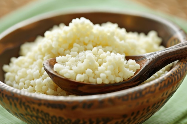 Delizioso couscous in una ciotola