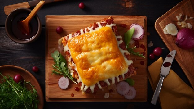 Delizioso croquemonsieur tradizionale francese