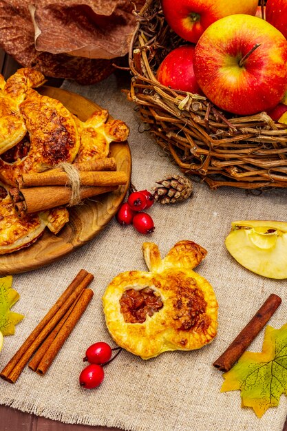 Delizioso dessert di mele fatto in casa