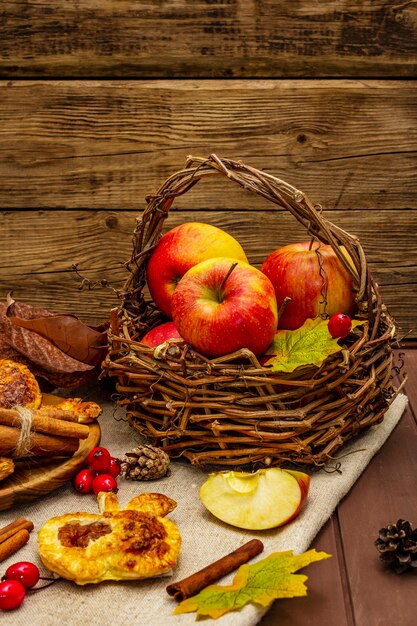 Delizioso dessert di mele fatto in casa