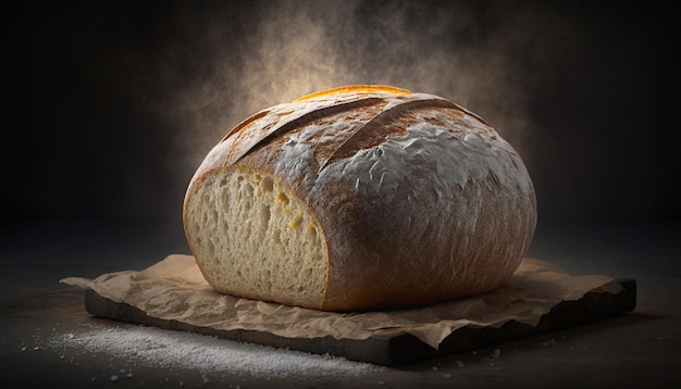 Delizioso dipinto di pane