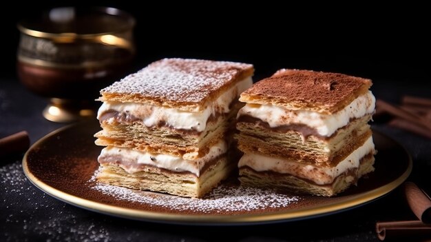 Delizioso dolce al tiramisù