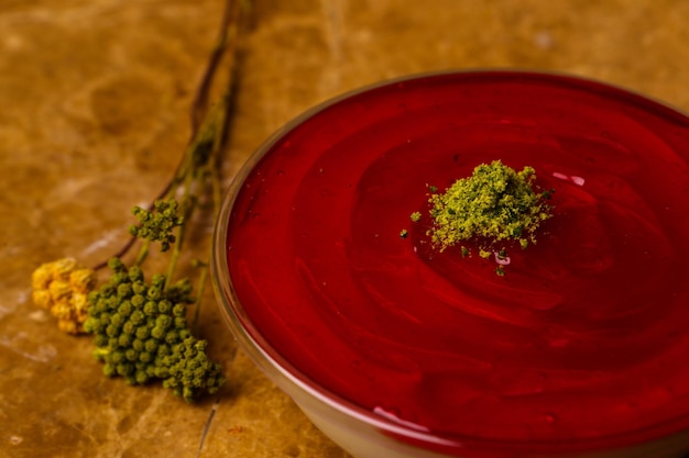 delizioso Mucchio di gelatina rossa