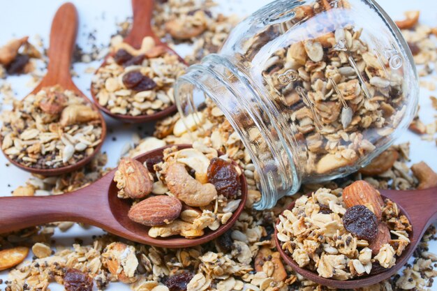 Delizioso muesli fatto in casa