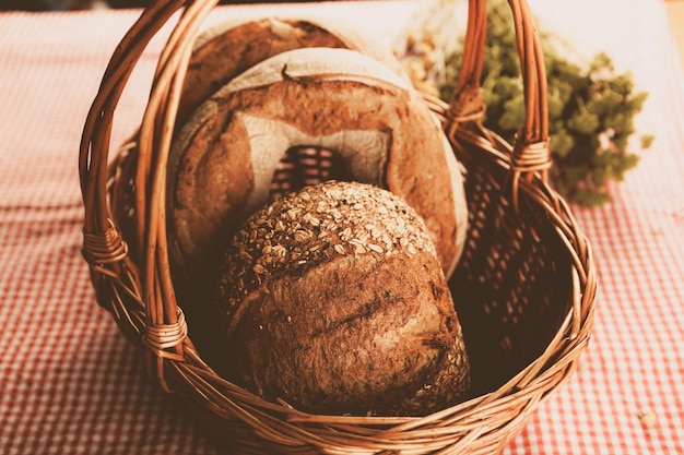 delizioso pane da forno estetico naturale