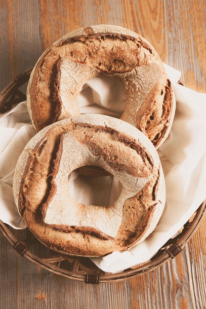 delizioso pane da forno estetico naturale