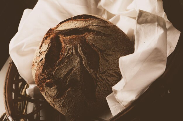 delizioso pane da forno estetico naturale