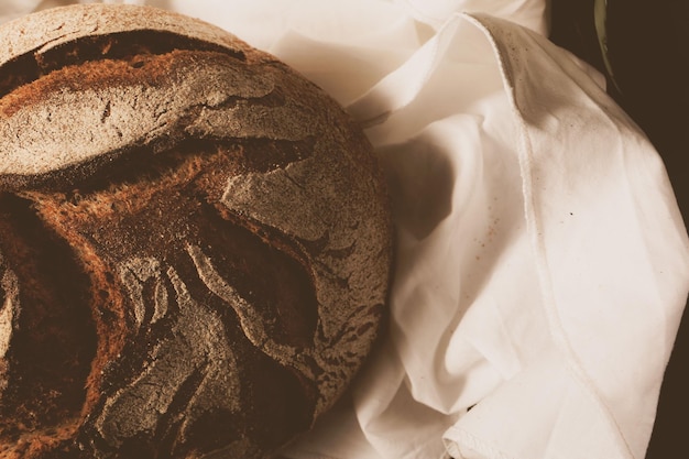 delizioso pane da forno estetico naturale