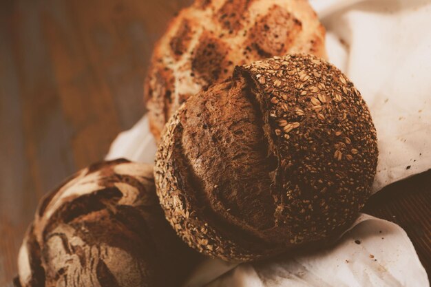 delizioso pane da forno estetico naturale