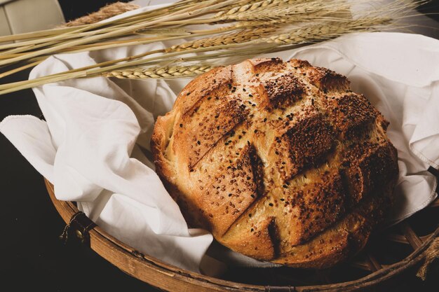 delizioso pane da forno estetico naturale