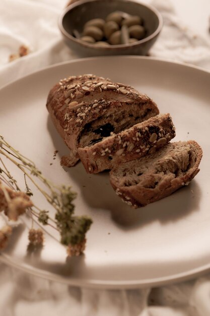 delizioso pane da forno estetico naturale