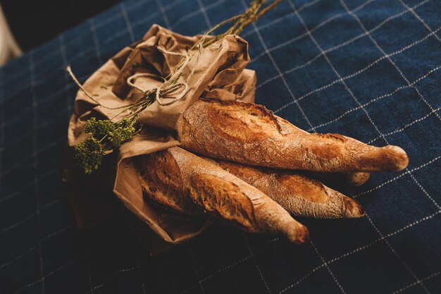 delizioso pane da forno estetico naturale