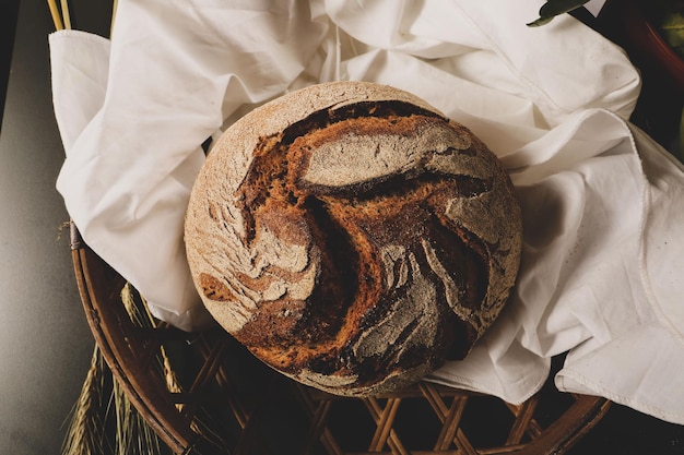 delizioso pane da forno estetico naturale