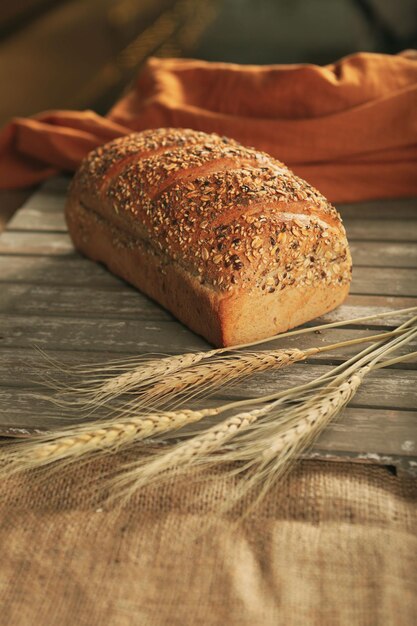 delizioso pane da forno estetico naturale