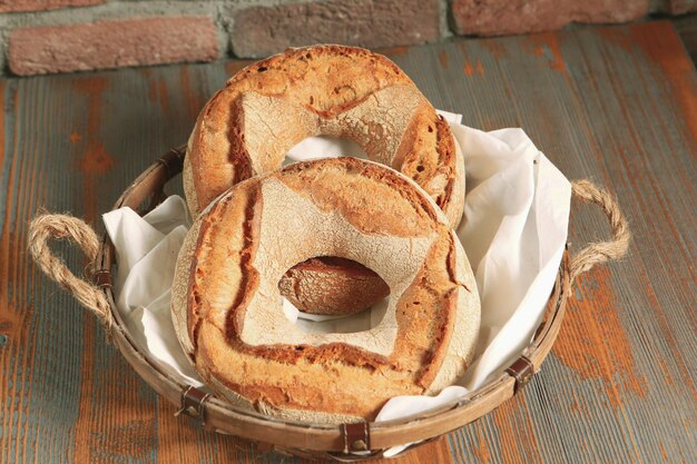 delizioso pane da forno estetico naturale