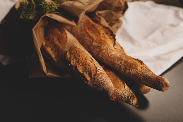 delizioso pane da forno estetico naturale