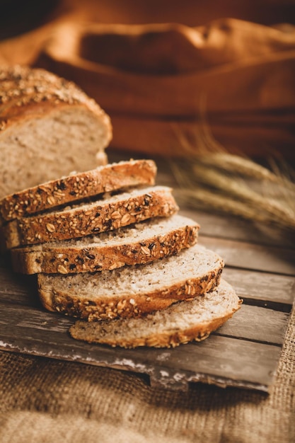 delizioso pane da forno estetico naturale