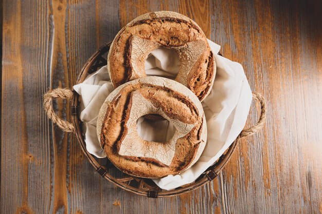 delizioso pane da forno estetico naturale