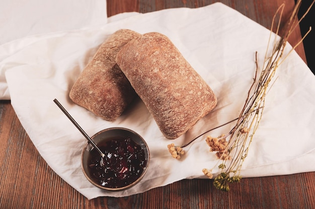 delizioso pane da forno estetico naturale