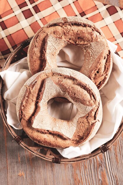 delizioso pane da forno estetico naturale