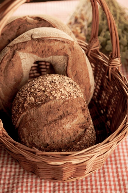 delizioso pane da forno estetico naturale