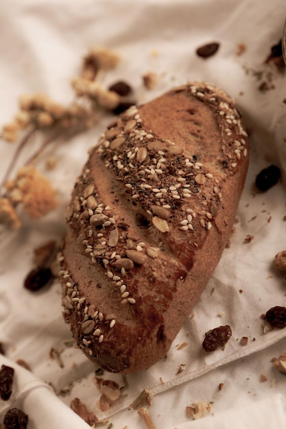 delizioso pane da forno estetico naturale