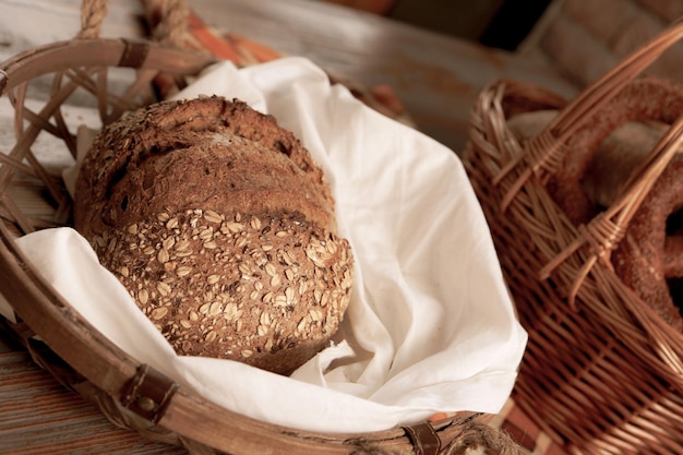 delizioso pane da forno estetico naturale