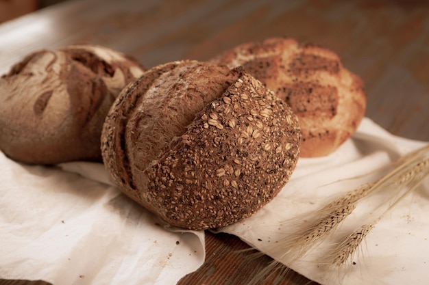 delizioso pane da forno estetico naturale