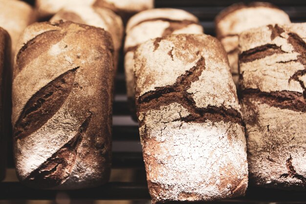 Delizioso pane da forno estetico naturale