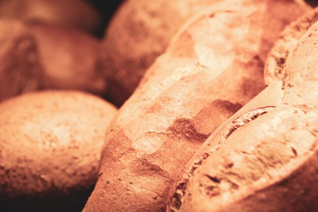 Delizioso pane da forno estetico naturale