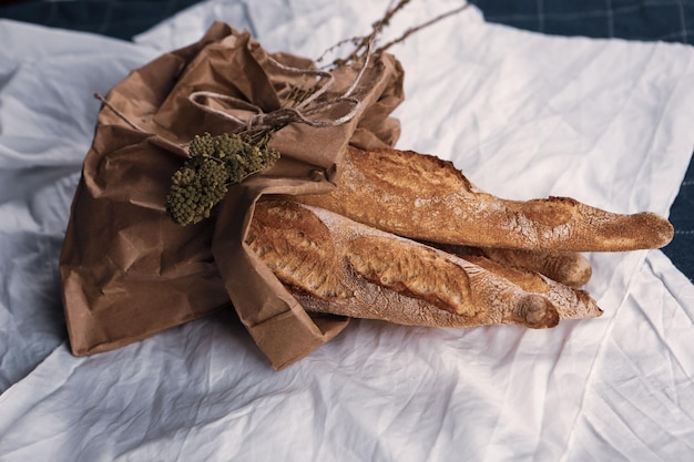 delizioso pane da forno estetico naturale